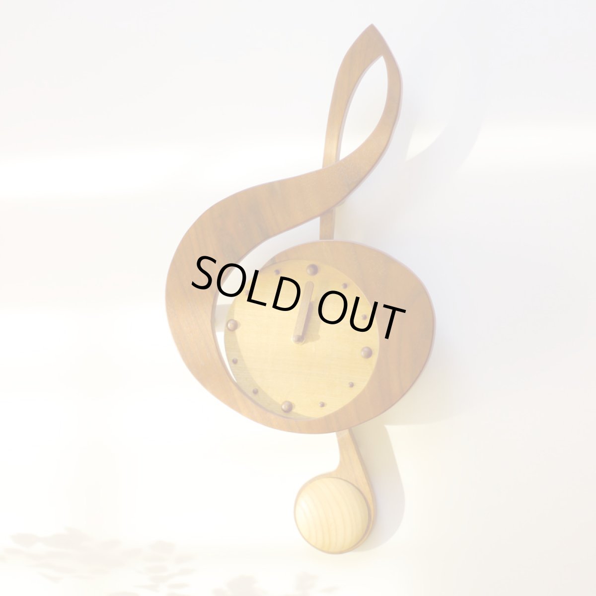 画像1: 音符の掛け時計 (1)