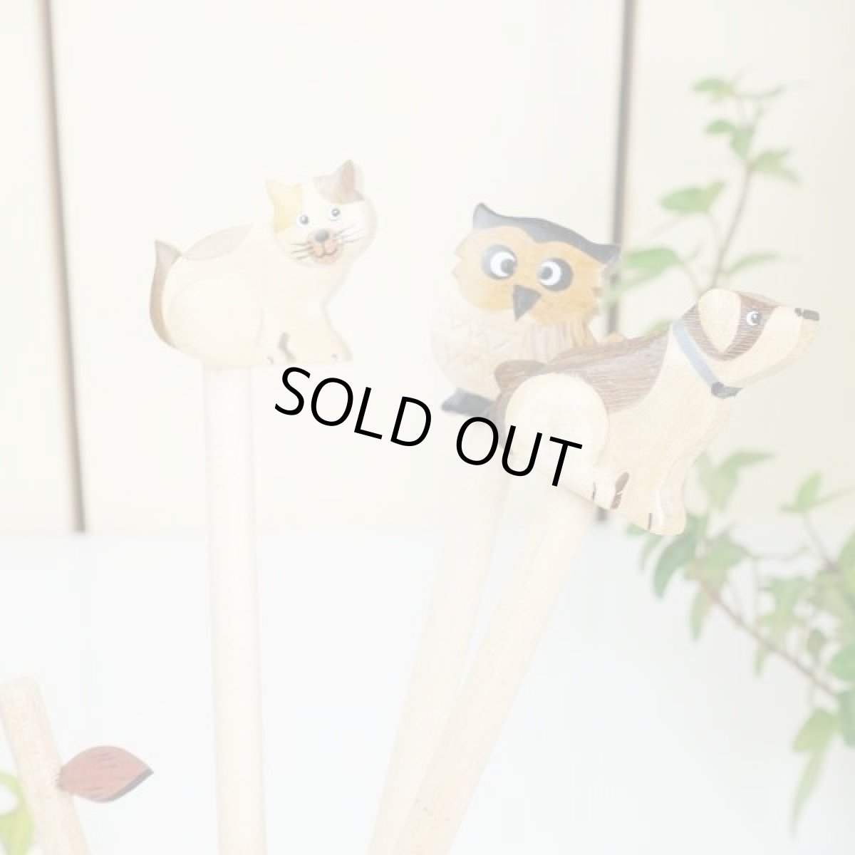 画像1: 組木動物えんぴつ (1)