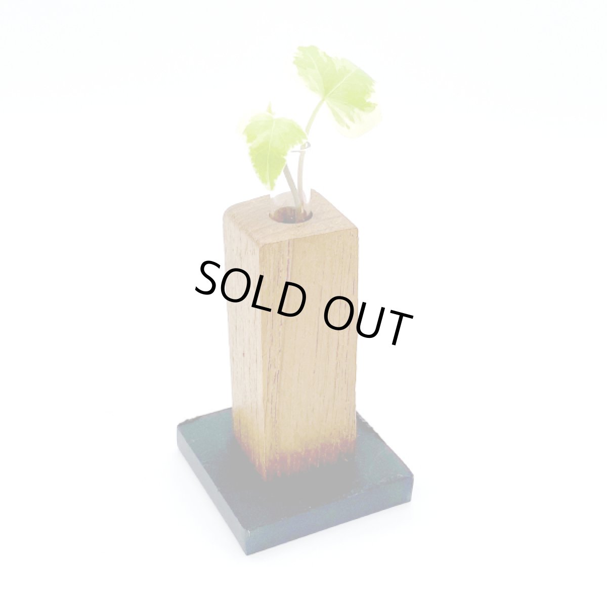 画像1: 古材のフラワーベース　アイアン (1)